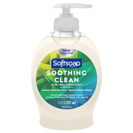Softsoap Soothing Clean Liquid Hand Soap, Aloe Vera Scented, 7.5 oz