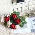 thumbnail image 3 of Sunjoy Tech Imitation Rose No-watering Realistic No Withering Anti-fade Long Lasting DIY Wedding Home Decoration Cloth Artificial Rose Home Supplies, 3 of 8