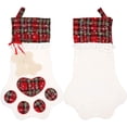 thumbnail image 5 of Medias navideñas para perros y mascotas, liga navideña colgante, patas grandes para decoración navideña, 5 of 5