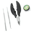 (2Pack) Ingrown Toe Nail Correction Tools Set Nail Pad Ingrown Plier