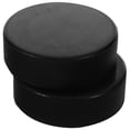 thumbnail image 1 of FESTFENDS 2Pcs Lightweight Black Ice Hockey Pucks with Low Friction Glide for Smooth Surface Practice, 1 of 8