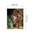 thumbnail image 2 of Gobelin canvas for halfstitch without yarn after Alfred Richardson Barber - A Rabbit Family with Carrots and Cabbages 3215H, 2 of 3