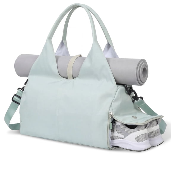 Yoga Mat Bag Tote, Portable Yoga Gym Bags for Women Men with Waterproof Wet Pocket and Adjustable Strap, Quick Access Storage Yoga Mat Bag Carrier
