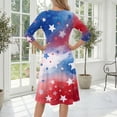 thumbnail image 7 of BOMYJESK 4th Of July Dresses for Women Maxi Dress 250th Anniversary Stars Stripes Midi Dresses Vintage Independence Day 2026 Summer Dresses Elegant Classy Resort Wear Light Blue M, 7 of 7