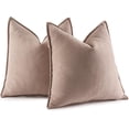 thumbnail image 3 of Wehilion 2pcs Decorative Pillow Covers Soft Chenille Couch Throw Pillows Farmhouse Cushion Covers with Elegant Design for Sofa Bedroom Living Room Home Decor, 3 of 14