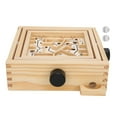 Wooden Maze Puzzle Toy Balances Board Table Maze Game Prevent Dementia