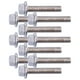 thumbnail image 2 of 10 tornillos de cabeza hexagonal con brida de acero inoxidable 304, accesorios M5, 10/12/16/20/25/30/35/40 mm, M5 x 25, 2 of 14