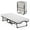 White, variant on Vebreda Folding Bed with Mattress for Adults, Cot Size Rollaway Bed, Portable Foldable Bed with Mattress & Metal Frame for Easy Storage, 75"x 31"