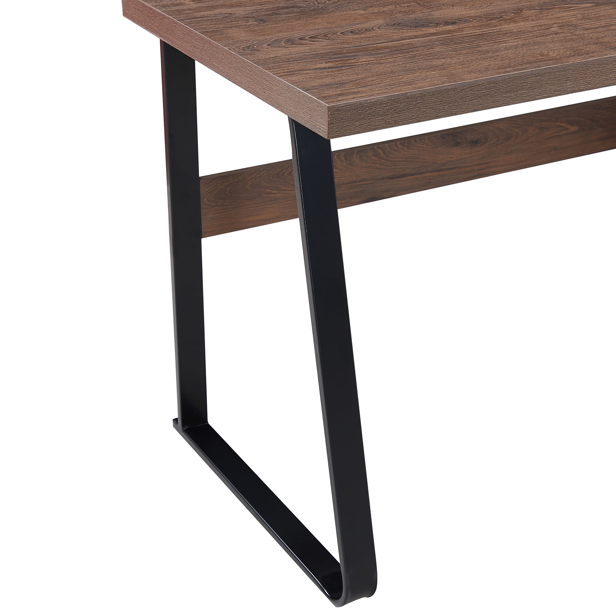 Kepooman 65" Modern MDF Computer Desk with Drawers for Hanging Letter-size Fiiles, Brown Kepooman 65" Modern MDF Computer Desk with Drawers for Hanging Letter-size Fiiles, Brown