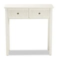 thumbnail image 4 of Baxton Studio Lambert White Finished Wood 2-Drawer Console Table, 4 of 10