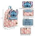 thumbnail image 6 of Disney Stitch Applique Character Head Pink Dress Pattern 10.6" Mini Backpack, 6 of 7