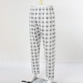 thumbnail image 4 of Mens Pj Pants Thin Comfortable Pattern Home Long Air Conditioned Pajama Pants for Men, 4 of 7