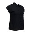 thumbnail image 3 of Blusa George Talla G sin Mangas Botones al Frente Negra, 3 of 4