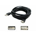 thumbnail image 3 of AddOn 6.0ft USB 2.0 (A) to USB 2.0 (A) Extension Cable - USB extension cable - USB (F) to USB (M) - USB 2.0 - 6 ft - black, 3 of 3