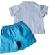 thumbnail image 3 of Guayabera para Bebé Pañalero con Short, Conjunto Mexicano de 2 Piezas para Niño, Guayabera Infantil de Manga Corta, 3 of 4