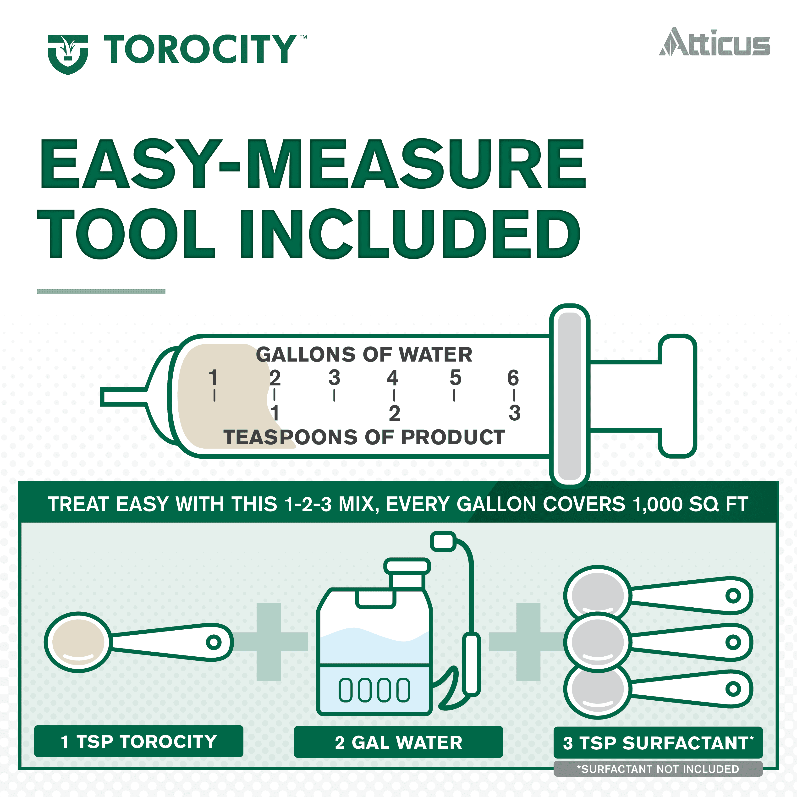 Torocity Turf Herbicide - Mesotrione Concentrate (8 oz) by Atticus (Compare to Tenacity) – Selective Weed Killer for Lawns – Pre and Post Emergent Control