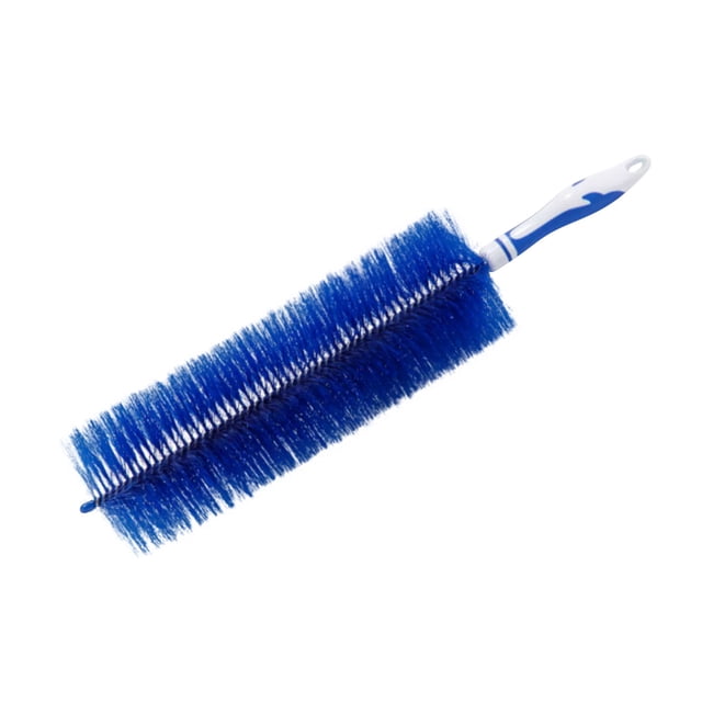 Cepillo de abanico, cepillo de eliminación acondicionador con cerdas finas para eliminar la suciedad y la mugre sin esfuerzo, mango ergonómico y antiadherente para un agarre cómodo, ideal