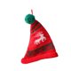 thumbnail image 5 of Mini gorro navideño con pompón, tejido decorativo, creativo, para pared, gorro de Papá Noel. Alce de color rojo, 5 of 9
