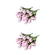 thumbnail image 1 of Ramo de flores artificiales de tulipanes Inteprter 2 uds 9 cabezas color Púrpura, 1 of 6