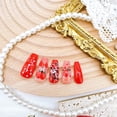 thumbnail image 3 of Ataúd largo con forma de rosa de San Valentín, 24 unidades, de Press on Nails, FDSQHSA, 3 of 7