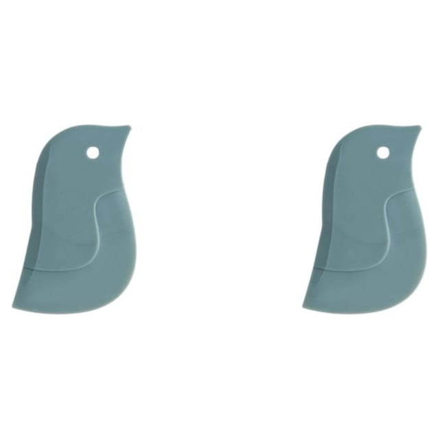 Inteprter Raspador de bandeja quitamanchas multicolor mano de obra fina tamaño compacto lavable accesorios para el hogar conveniencia oscuro Verde oscuro 2Conjunto