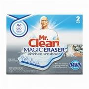 Mr. Clean Magic Erasers Kitchen Scrubbers with Dawn, Pack of 2