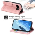 thumbnail image 3 of Wallet Case for Google Pixel 10A Flip Phone Case with Card Slots, Cash Pocket, Kickstand, Magnetic Closure & Wrist Strap, TPU Soft Shell Cover Pink, 3 of 6