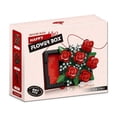 thumbnail image 2 of 6 INCH Red Rose Flower Building Set, Artificial Flowers Botanical Collection, Flower Building Blocks Brick Toys for Adult Girls, Photo Frame Building Block Valentines Day Decor Gifts for Her, 2 of 7