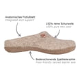 thumbnail image 3 of WoolFit&reg; handmade Felt Slippers | Classic, beige, 3 of 10