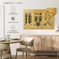 thumbnail image 5 of Elephant Stock Golf Set Patent Wall Art - Horizontal Canvas Wall Art - Living Room Wall Decor - Patent Canvas - Black And Yellow Decor - 48" x 32", 5 of 8
