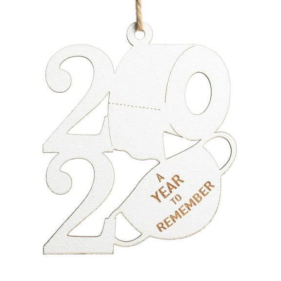 Personalized Planet White Birch Christmas Decorative Accents Ornament, 3.75"