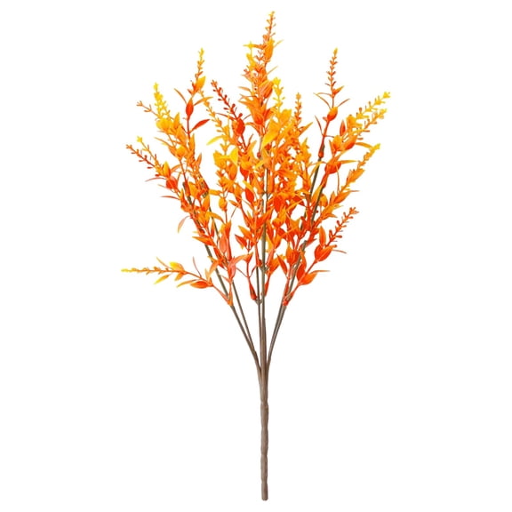 1Stem Autumn Artificial Flower Household Imitation Artificial Flowers For Special Occasion Orange