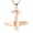 Rose, variant on Airplane Cremation Pendant Small Urns For Ashes Keepsake Urn Necklace