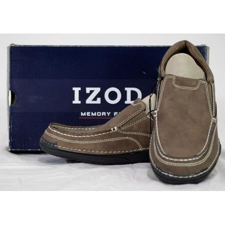 IZOD Men's Memory Foam Thomas Slip-On Loafer Shoes, 9, Brown | Walmart ...
