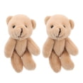 thumbnail image 1 of 2 mini osos de peluche para casa de muñecas, juguetes de peluche realistas, lindos llaveros de oso suave para niños, manualidades de cumpleaños, bodas, regalos de fiesta de Navidad, 1 of 8