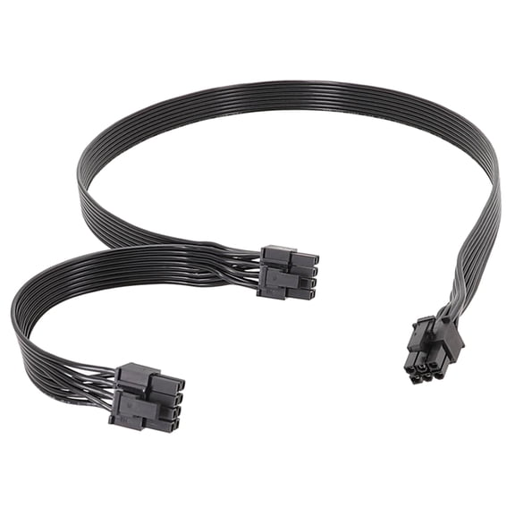 6Pin to 8Pin (6 2P) PCIExpress Video Card Power Adapter Cable 6pin 8pin PCIE Extension Line for V700 V1000 Graphics Card