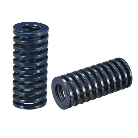 

Die Spring 2 Pack 35mm OD 80mm Long Spiral Stamping Light Load Compression Die Springs Blue