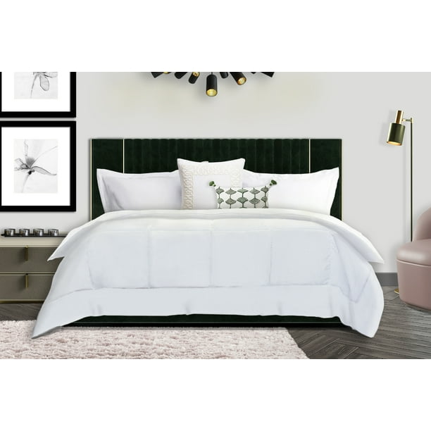 Down Alternative, Duvet Insert White Cotton with Microfiber Filling