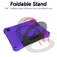 thumbnail image 2 of Dteck Kids Case for Kindle Fire 7 Tablet 12th Generation 2022 Release, EVA Foam Light Weight Shockproof Durable Rugged Foldable Convertible Handle Kids Friendly 7-inch Cover,Purple, 2 of 6