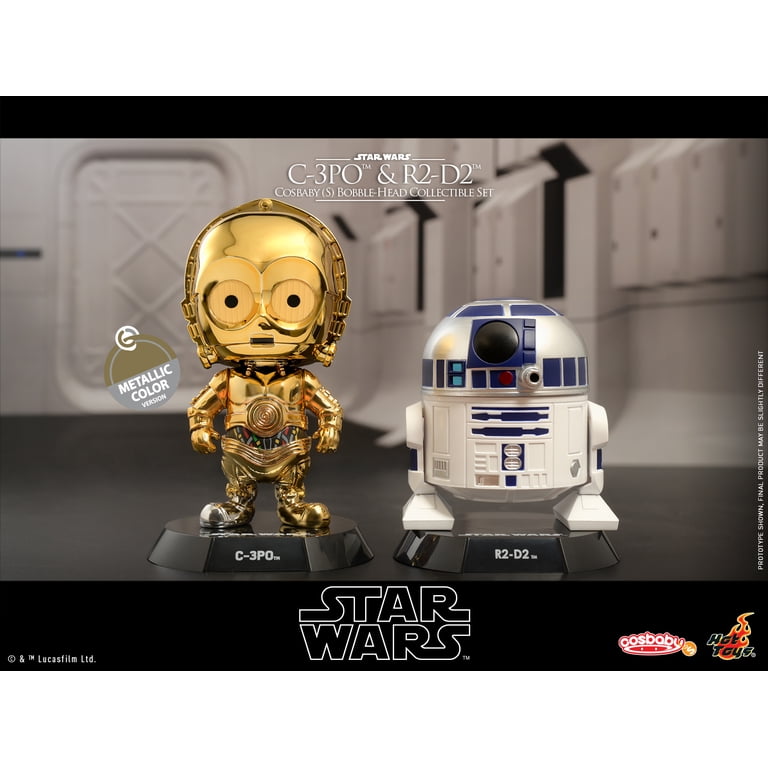 YuMe Star Wars C-3PO & R2-D2 Cosbaby Bobble-Head Window Box