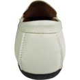 thumbnail image 6 of Masimo - Mens Slip On Casual Dress Driving Moccasin 39637-10D(M)US White Large Horse Bit Buckle, 6 of 7