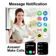 thumbnail image 2 of Reloj inteligente Fitoncloud con pantalla HD IP67 de 2,01", resistente al agua, color rosa, 2 of 9