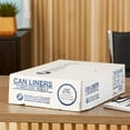 thumbnail image 6 of McKesson Trash Can Liners, Light Duty - Clear, 5 Mic, 10 gal, 24 in x 24 in, 1000 Ct, 6 of 6