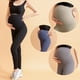 thumbnail image 3 of Mujeres Embarazadas Desolladas con Leggings De Cintura Alta Y Abdomen, Pantalones Deportivos Casuales, Pantalones Ajustados, Pantalones De Yoga,L, 3 of 5