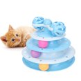 thumbnail image 3 of Cat Toy Roller, Puzzle Top Reserved Hole Detachable Cat Turntable Ball  PP Interactive  For Cats For Indoor, 3 of 8