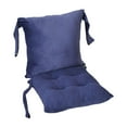 thumbnail image 2 of Cojín para silla con respaldo, ligero, antideslizante, suave, ergonómico, para silla Azul, 2 of 9