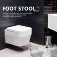 thumbnail image 3 of BRIGHTFUFU Potty Stool Plastic Light Grey Support for Squatting Position Simple Structure 1Pcs, 3 of 8