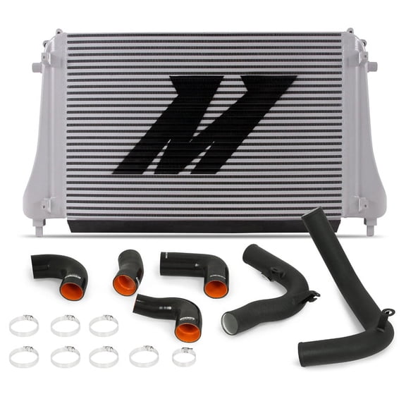 Mishimoto MMINT-MK7-15KWBK Intercooler and Piping Kit Compatible With Volkswagen MK7 Golf TSI/GTI/R 2015 