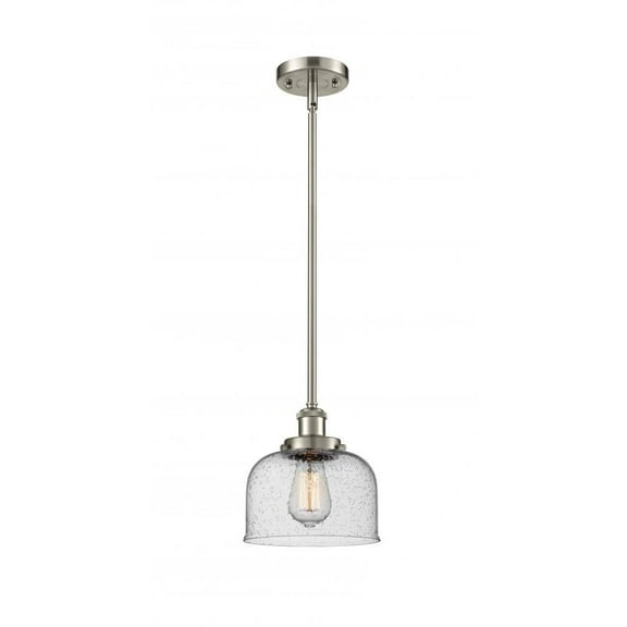 Innovations 916-1S-SN-G74-L-LED X-Large Bell 1 Light Pendant part of the Ballston Collection, Brushed Satin Nickel