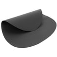 thumbnail image 3 of ORDDIART 1Set Table Mat Black Pu Material Heat Resistant For Dining Table, 3 of 8
